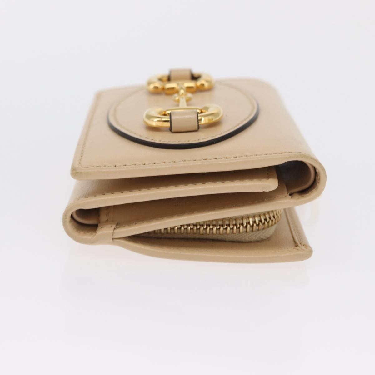 Gucci Gucci Horsebit 1955 Wallet Leather Beige