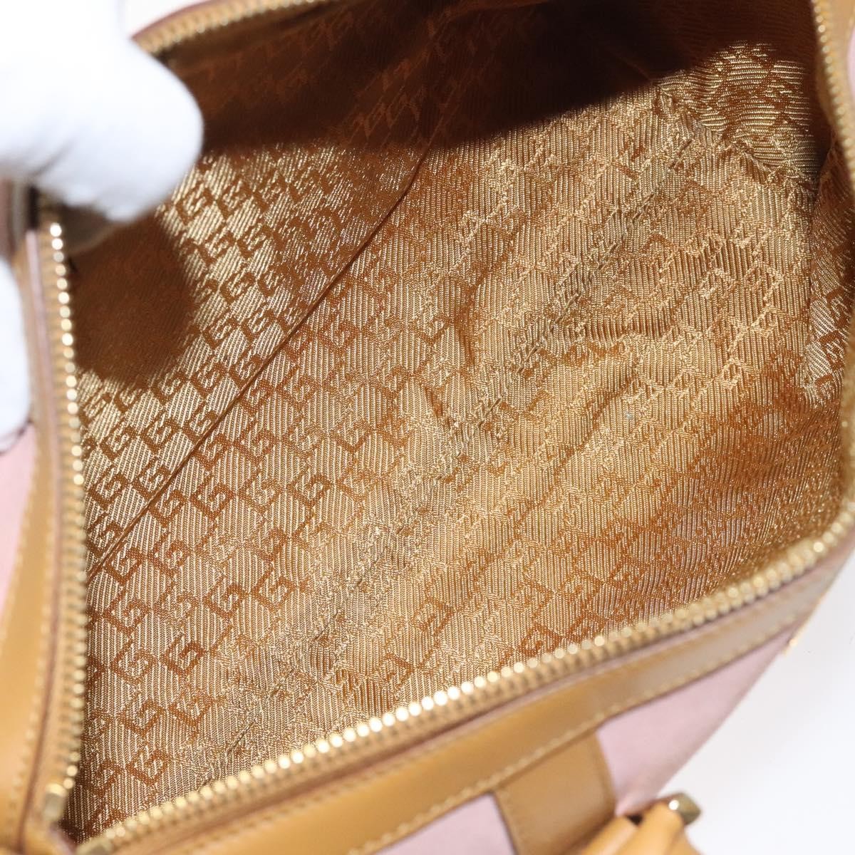 Gucci Gucci Vintage Zip Boston Bag Suede Roze