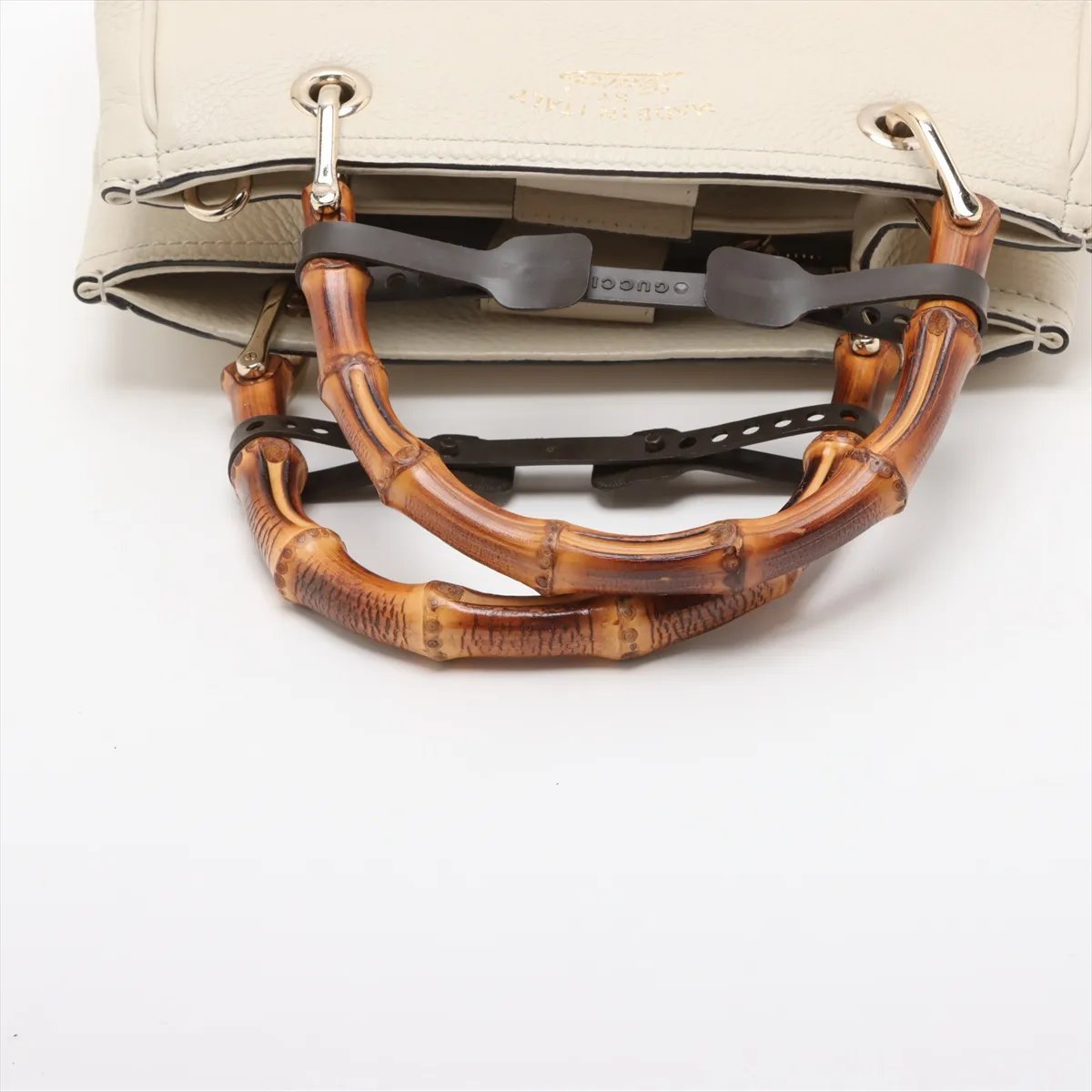 Gucci Bamboo shopper Leather medium Bruin