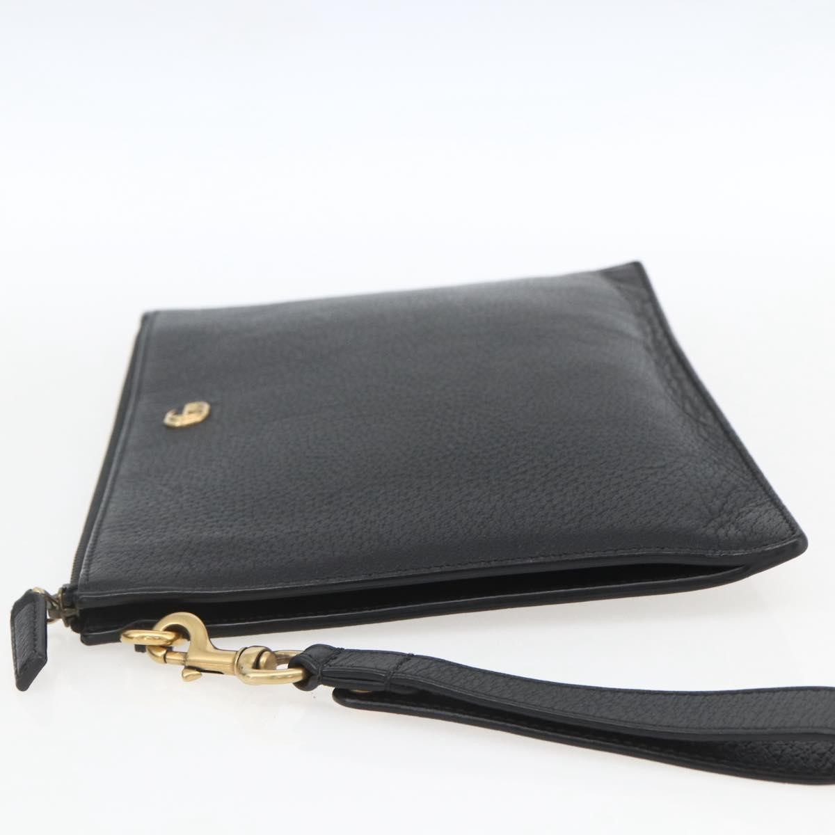 Gucci Gucci GG Marmont Pouch Leather Zwart