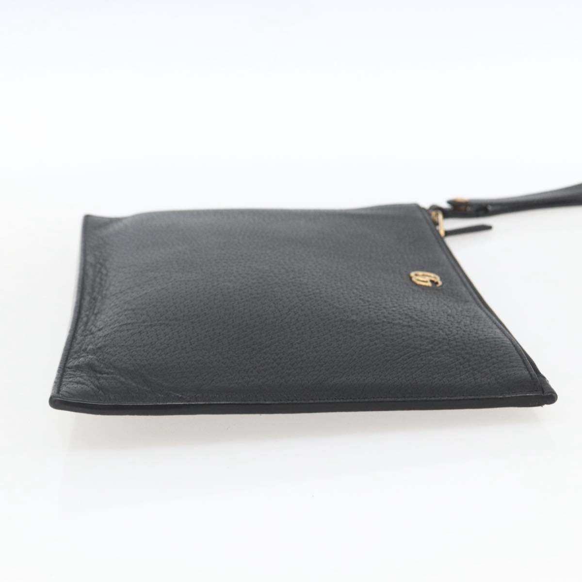 Gucci Gucci GG Marmont Pouch Leather Zwart