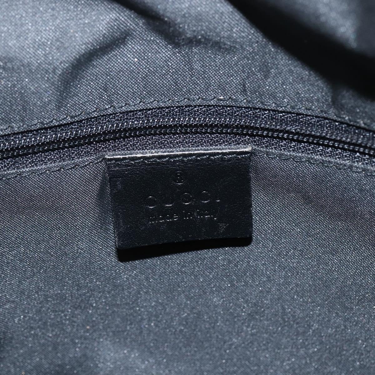 Gucci Gucci Vintage Zip Hobo GG Canvas and Leather Medium Zwart