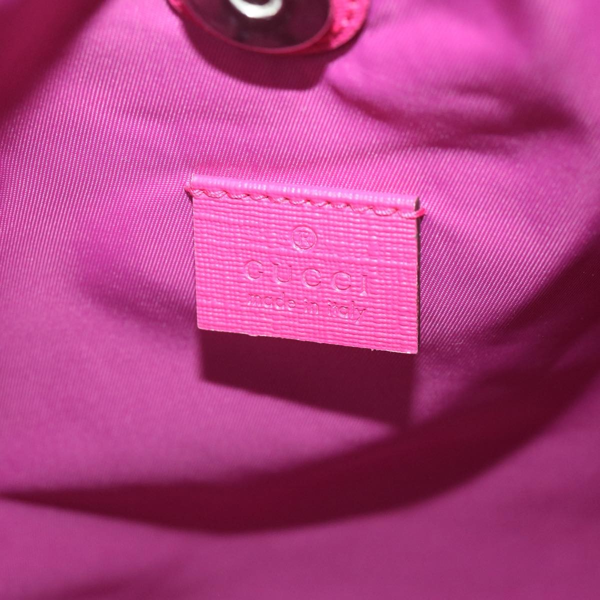 Gucci Gucci Flying Bear Handbag Wool Roze