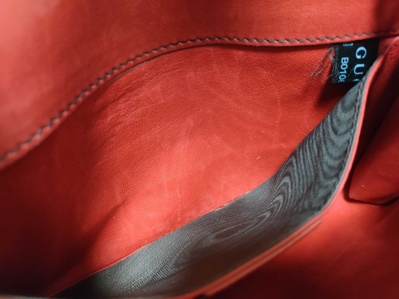 Gucci Emily Chain Flap Bag Leather Medium Rood
