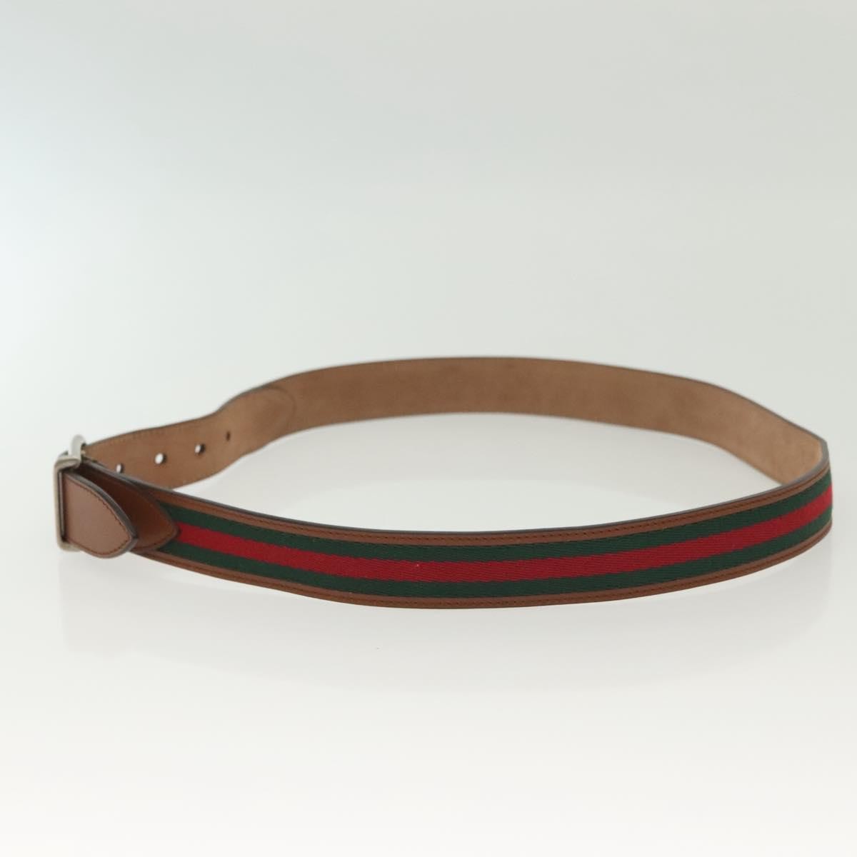 Gucci Gucci Sherry Line Belt Leather Bruin