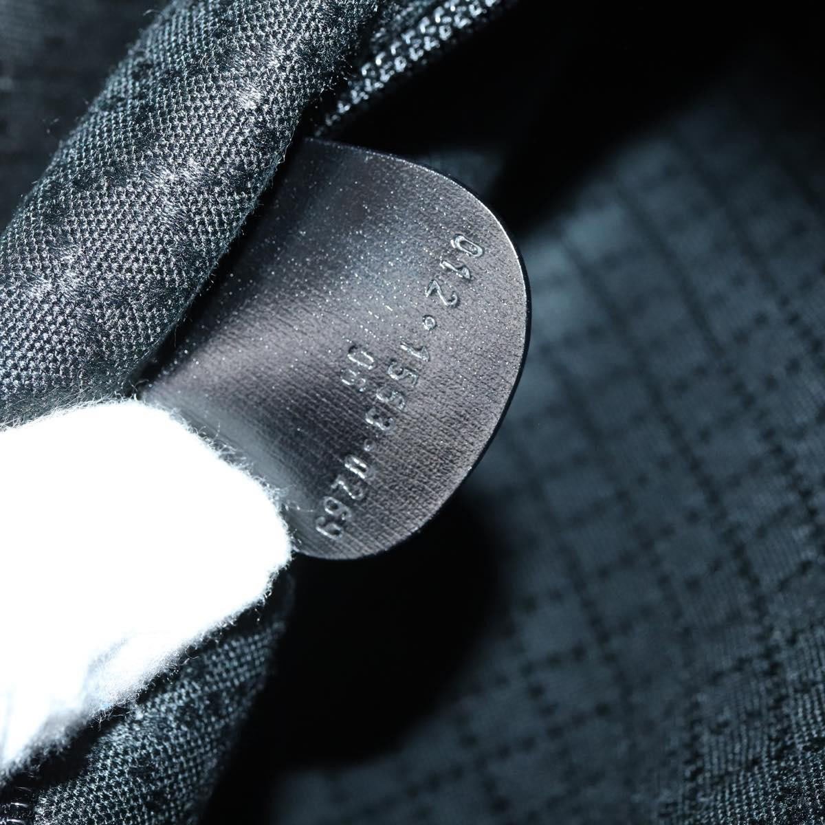 Gucci Gucci Travel Boston Bag Leather with Nylon Zwart