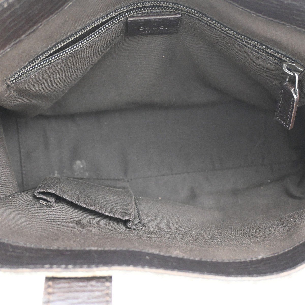 Gucci Gucci Belted Tote GG Coated Canvas Medium Bruin