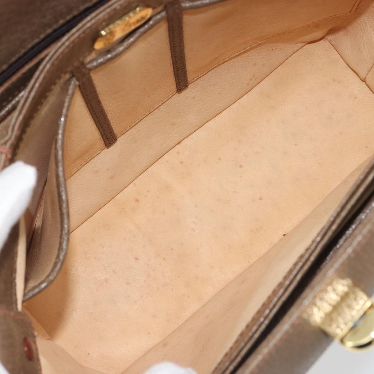 Gucci Vintage Convertible Box Leather Bruin