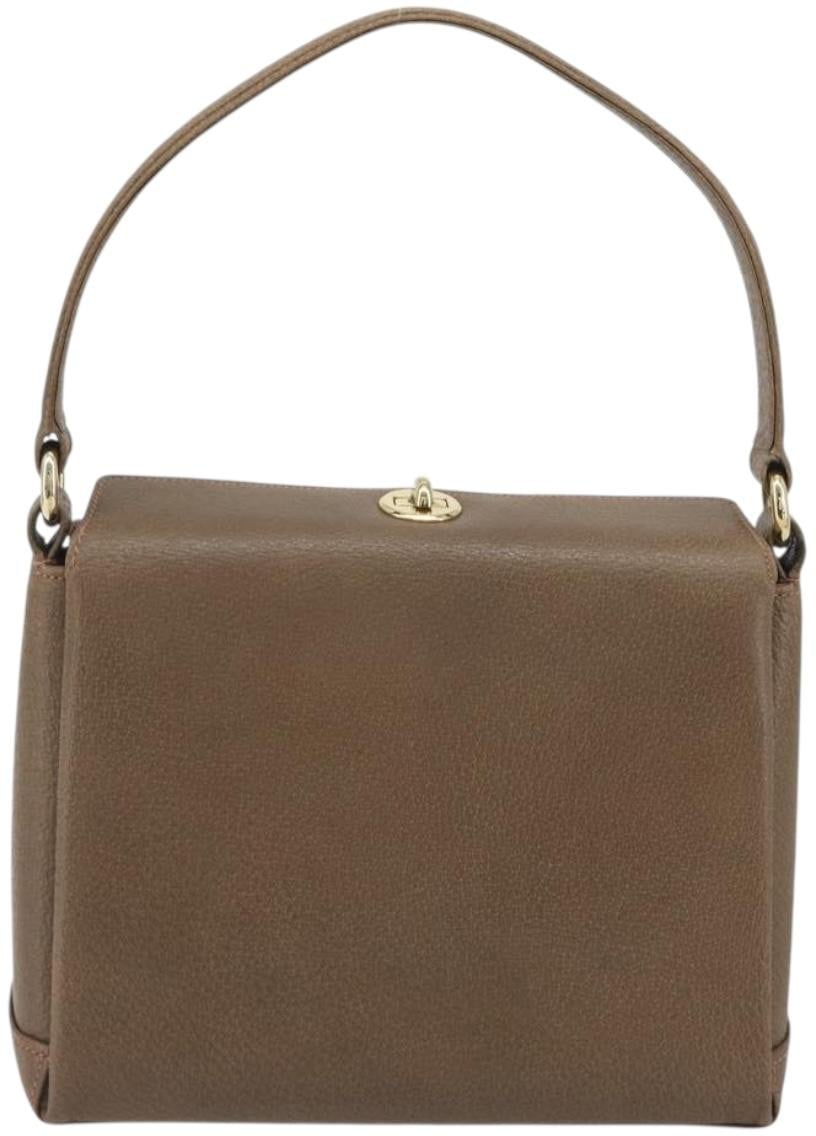 Gucci Vintage Convertible Box Leather Bruin