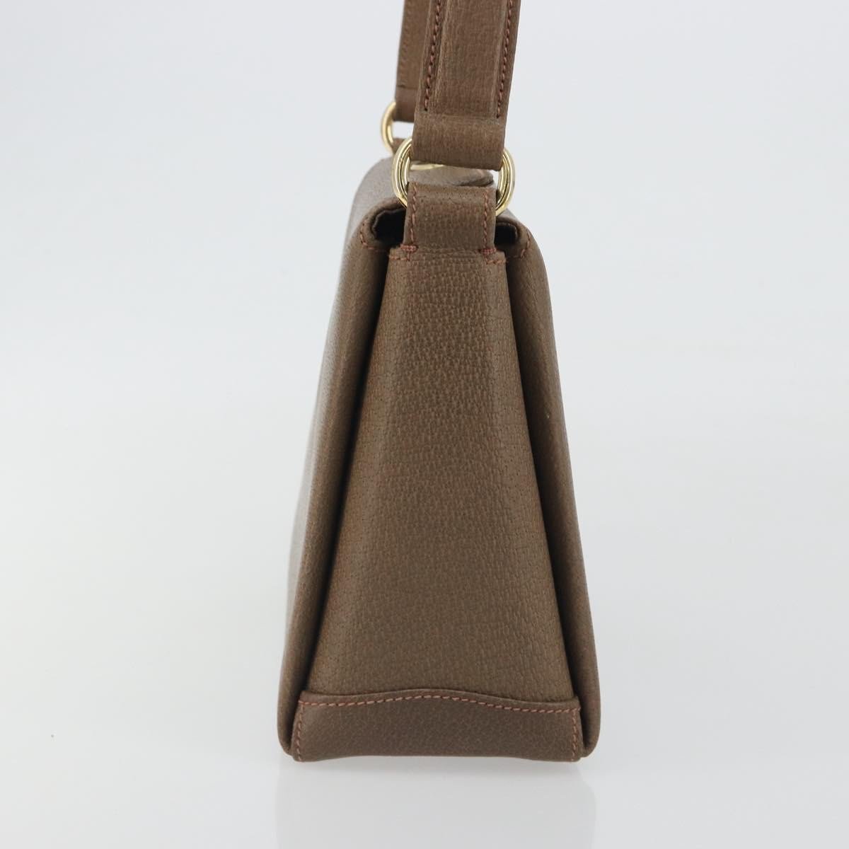 Gucci Vintage Convertible Box Leather Bruin