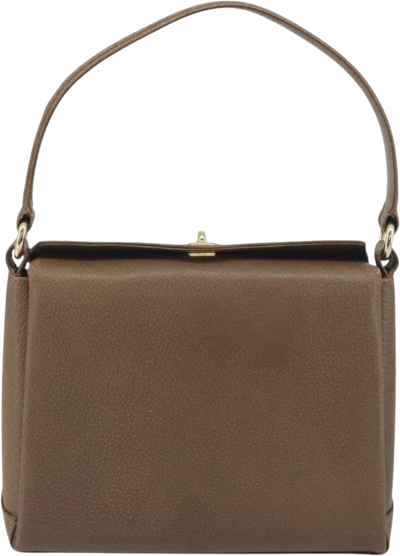 Gucci Vintage Convertible Box Leather Bruin