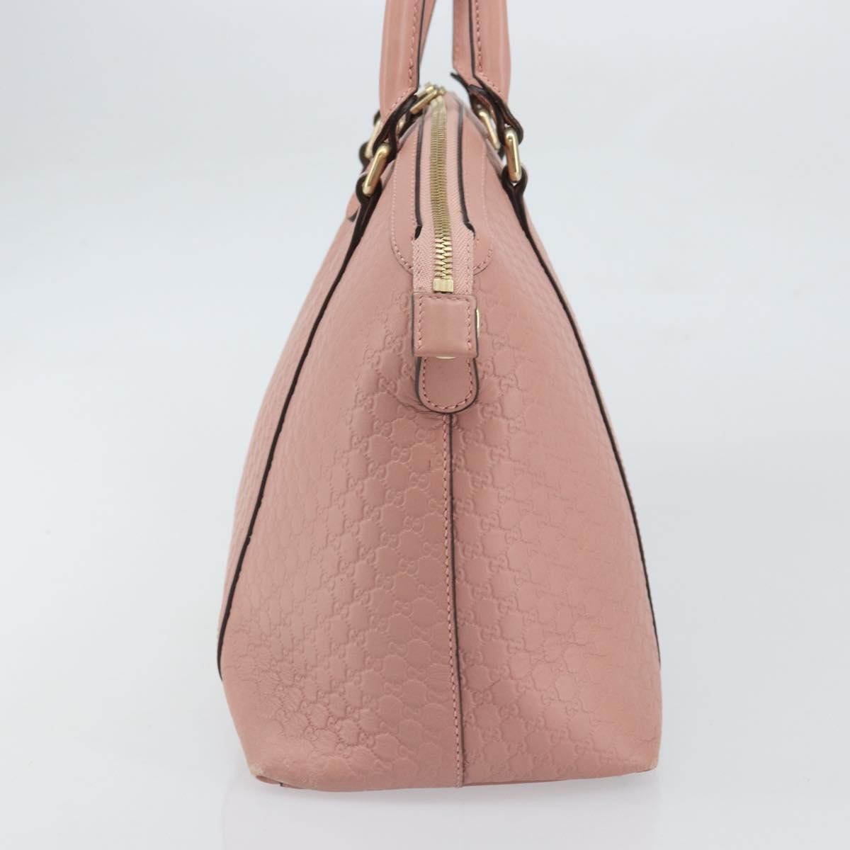 Gucci Britt Convertible Dome Satchel Microguccissima Leather Medium Roze