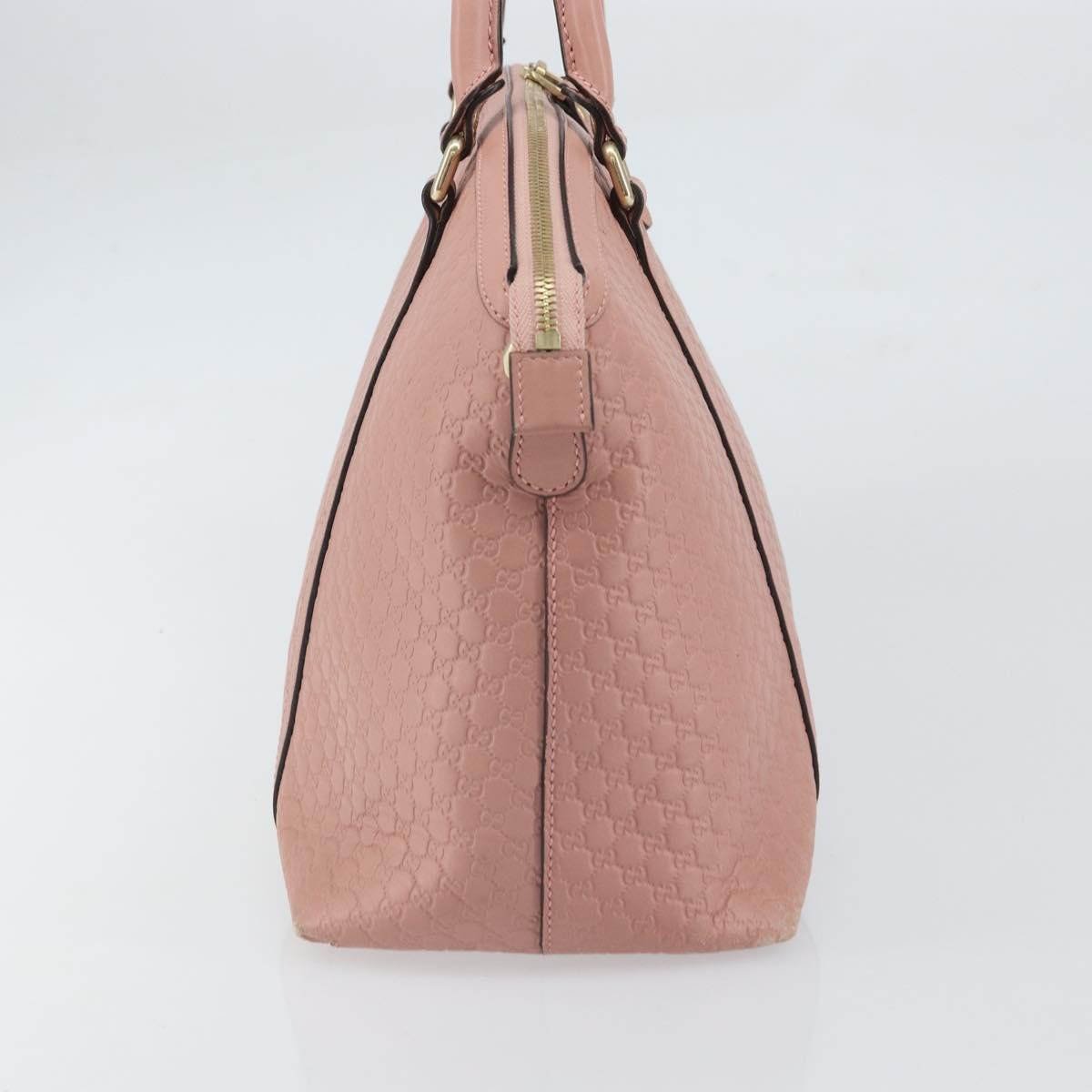 Gucci Britt Convertible Dome Satchel Microguccissima Leather Medium Roze