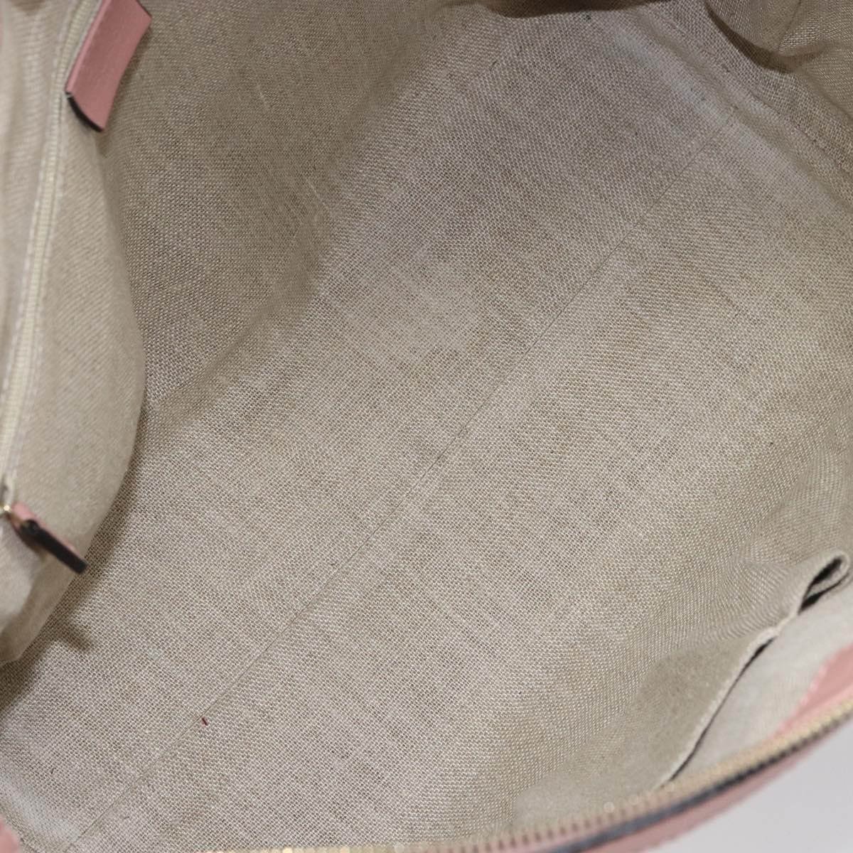 Gucci Britt Convertible Dome Satchel Microguccissima Leather Medium Roze
