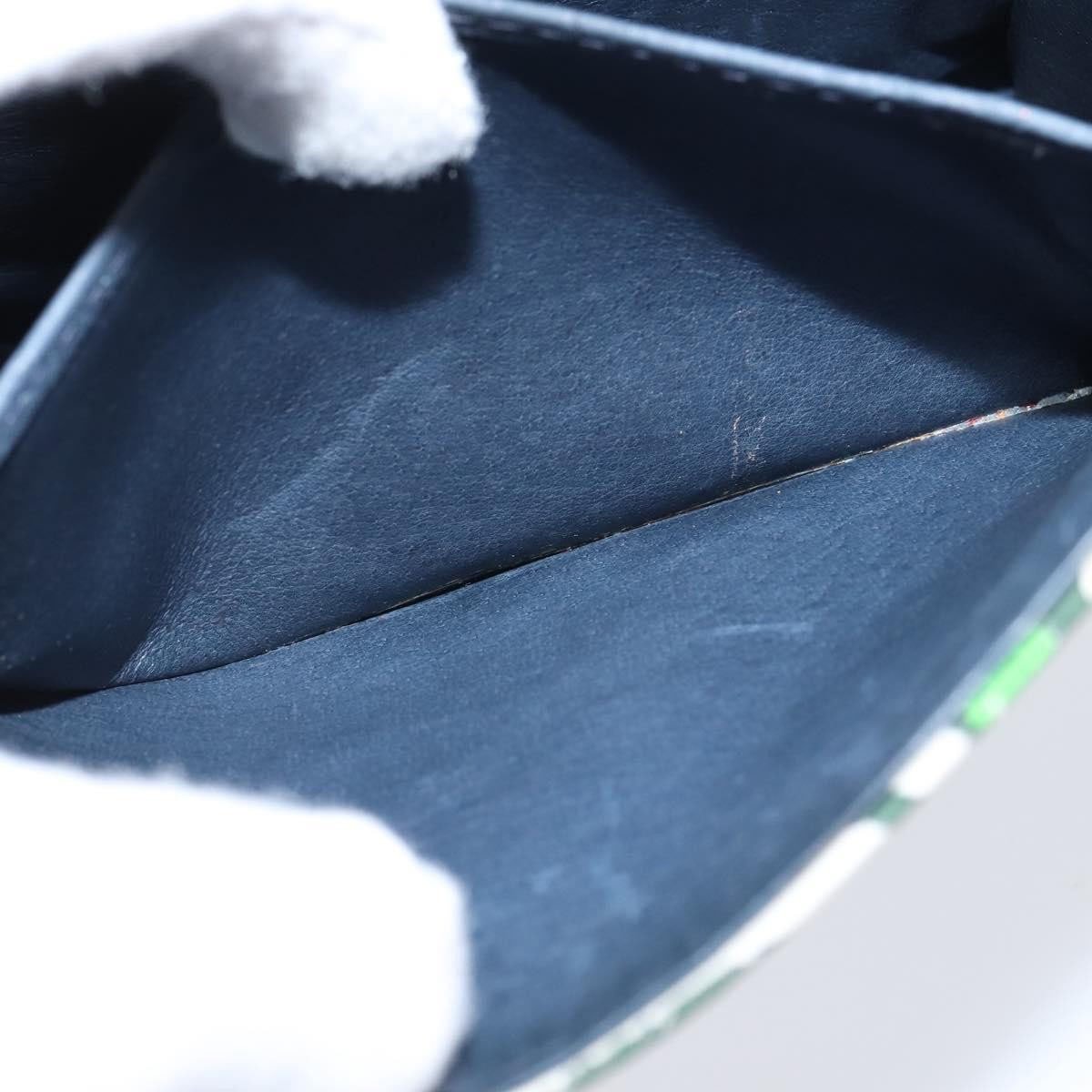 Gucci Gucci Vintage Flap Crossbody Bag GG Coated Canvas and Leather Divers