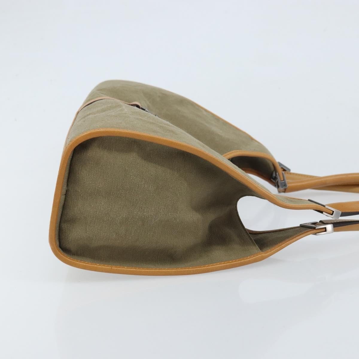 Gucci Gucci Vintage Jackie Handbag Canvas Beige