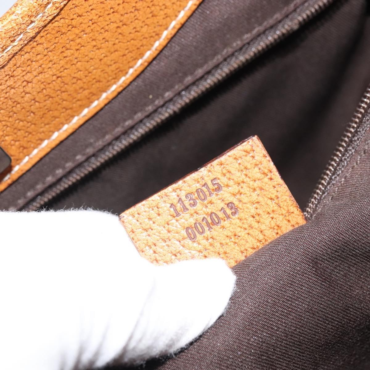 Gucci Gucci Vintage Ring Tote GG Canvas with Leather Medium Beige