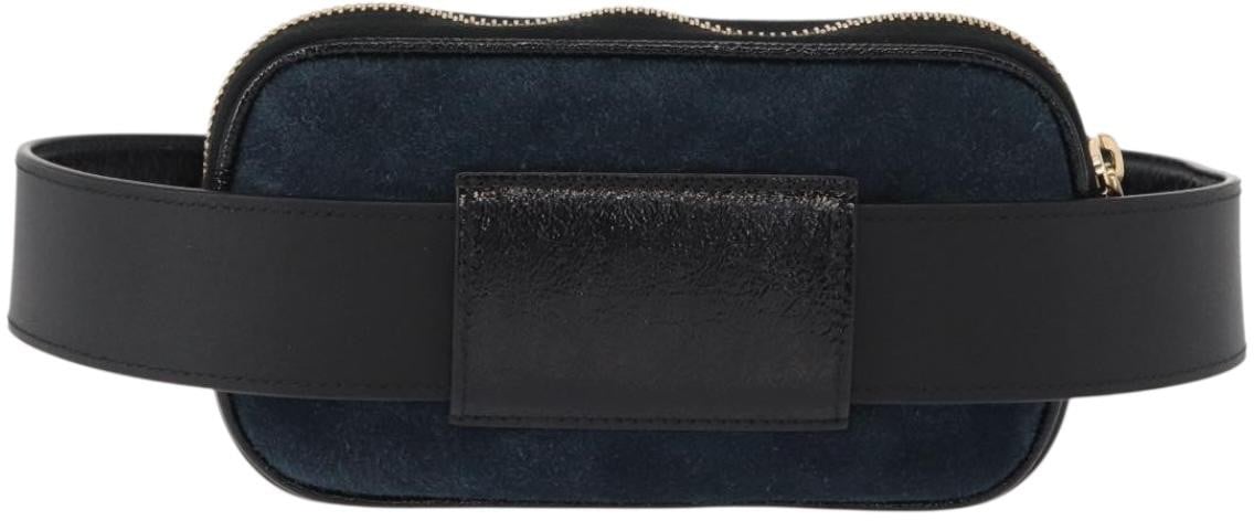 Gucci Gucci Ophidia Belt Bag Suede Mini Navy