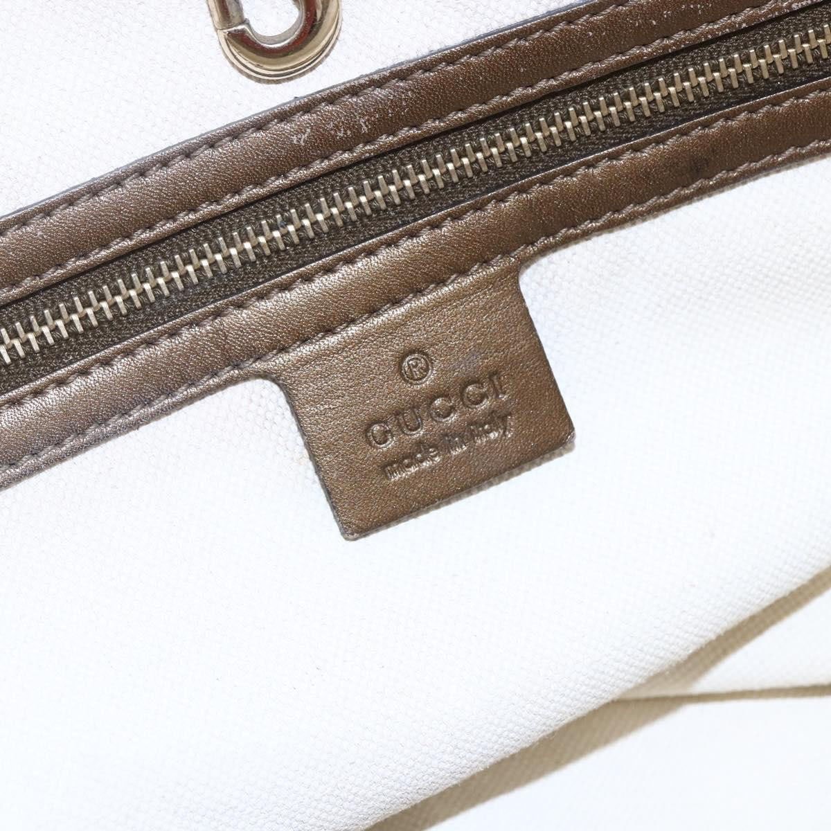 Gucci Gucci Heart Bit Open Tote GG Canvas with Leather Large Beige