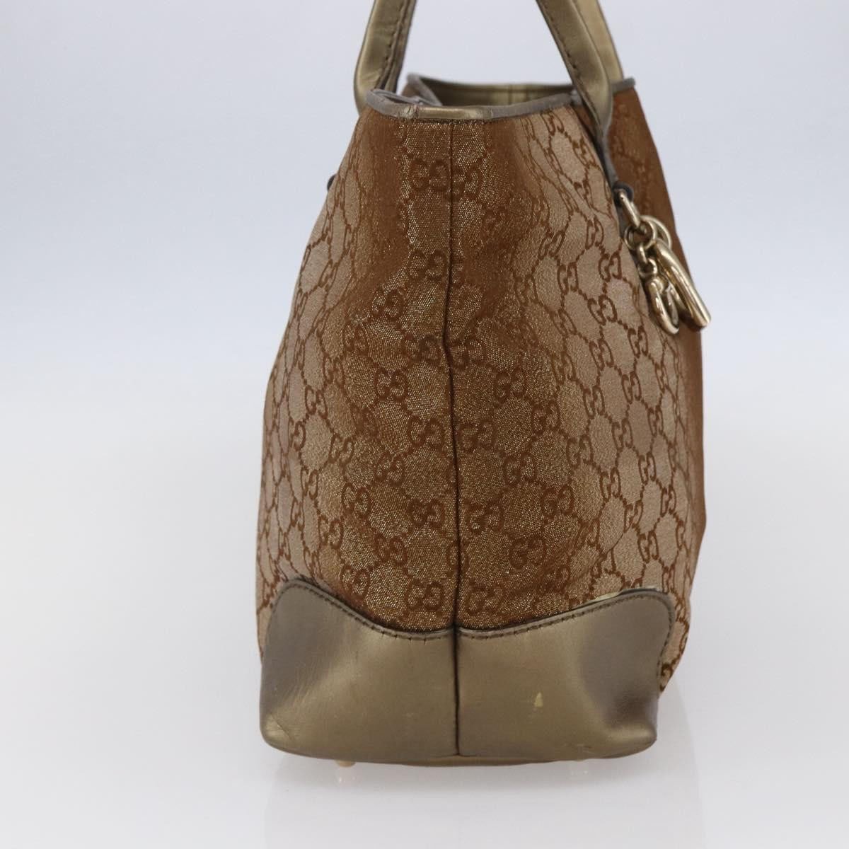 Gucci Gucci Heart Bit Open Tote GG Canvas with Leather Large Beige