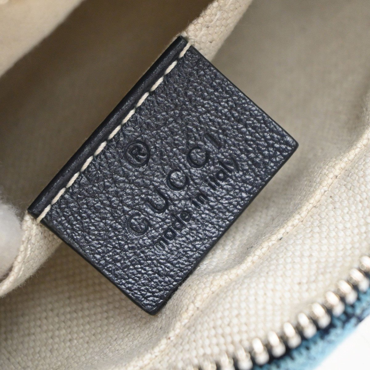 Gucci Gucci GG Marmont Shoulder Bag Diagonal GG Canvas Blauw