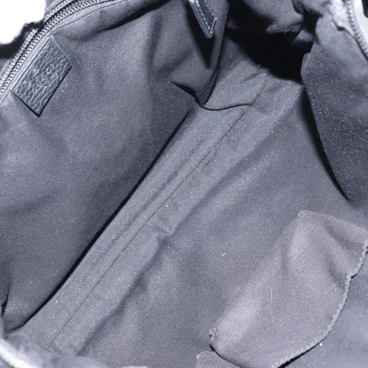 Gucci Gucci Zip Messenger Bag GG Denim Medium Zwart