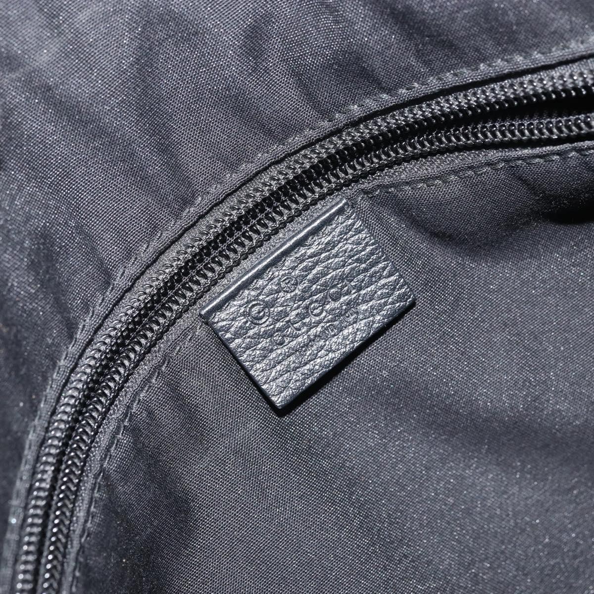 Gucci Gucci Zip Messenger Bag GG Denim Medium Zwart