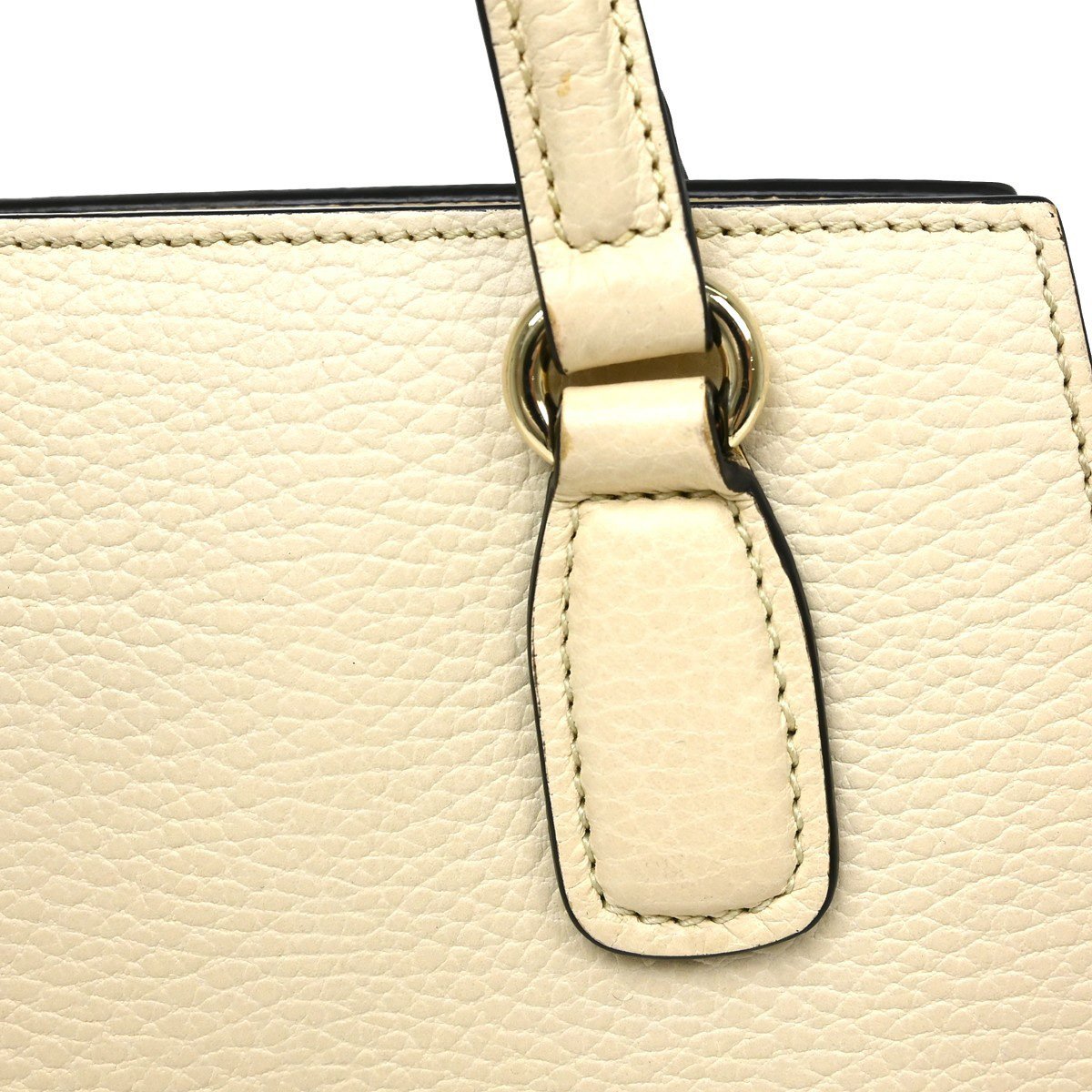 Gucci Soho Convertible Top Handle Satchel Leather Medium Beige