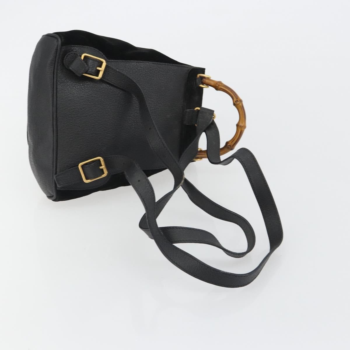 Gucci Gucci bamboo daim mini Navy