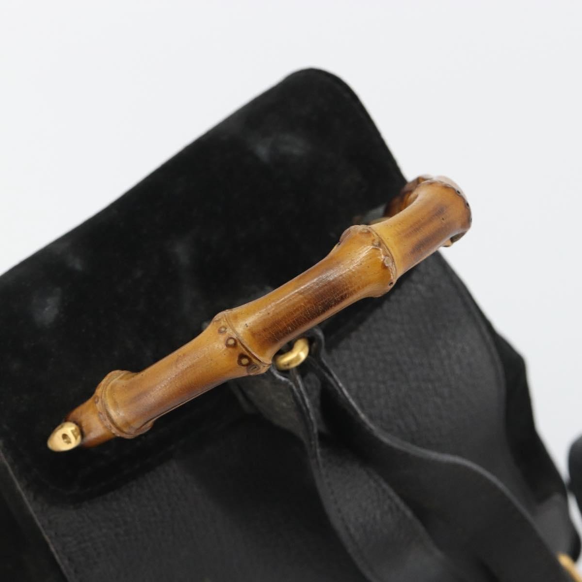 Gucci Gucci bamboo daim mini Navy