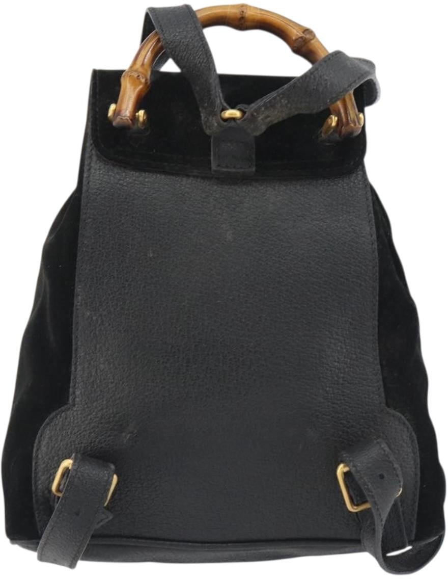 Gucci Gucci bamboo daim mini Navy