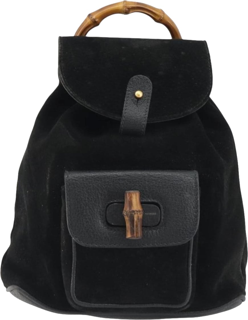 Gucci Gucci bamboo daim mini Navy