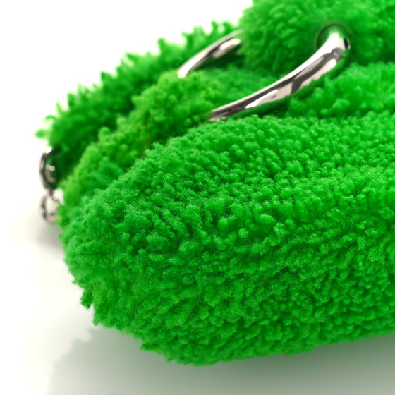 Gucci Gucci Horsebit Chain Clutch Floral Embroidered Canvas Medium Groen