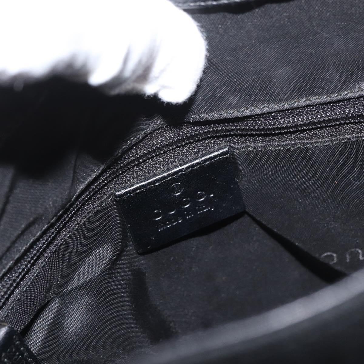 Gucci Vintage Flap Nylon Zwart