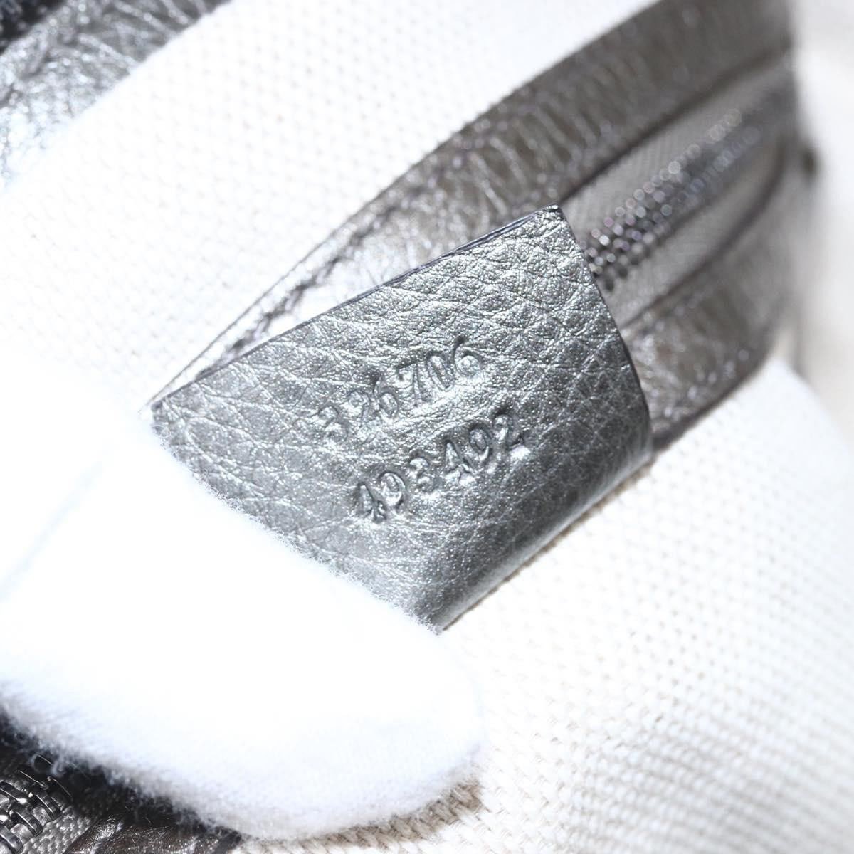 Gucci Gucci Soho Chain Hobo Leather Medium Zilver