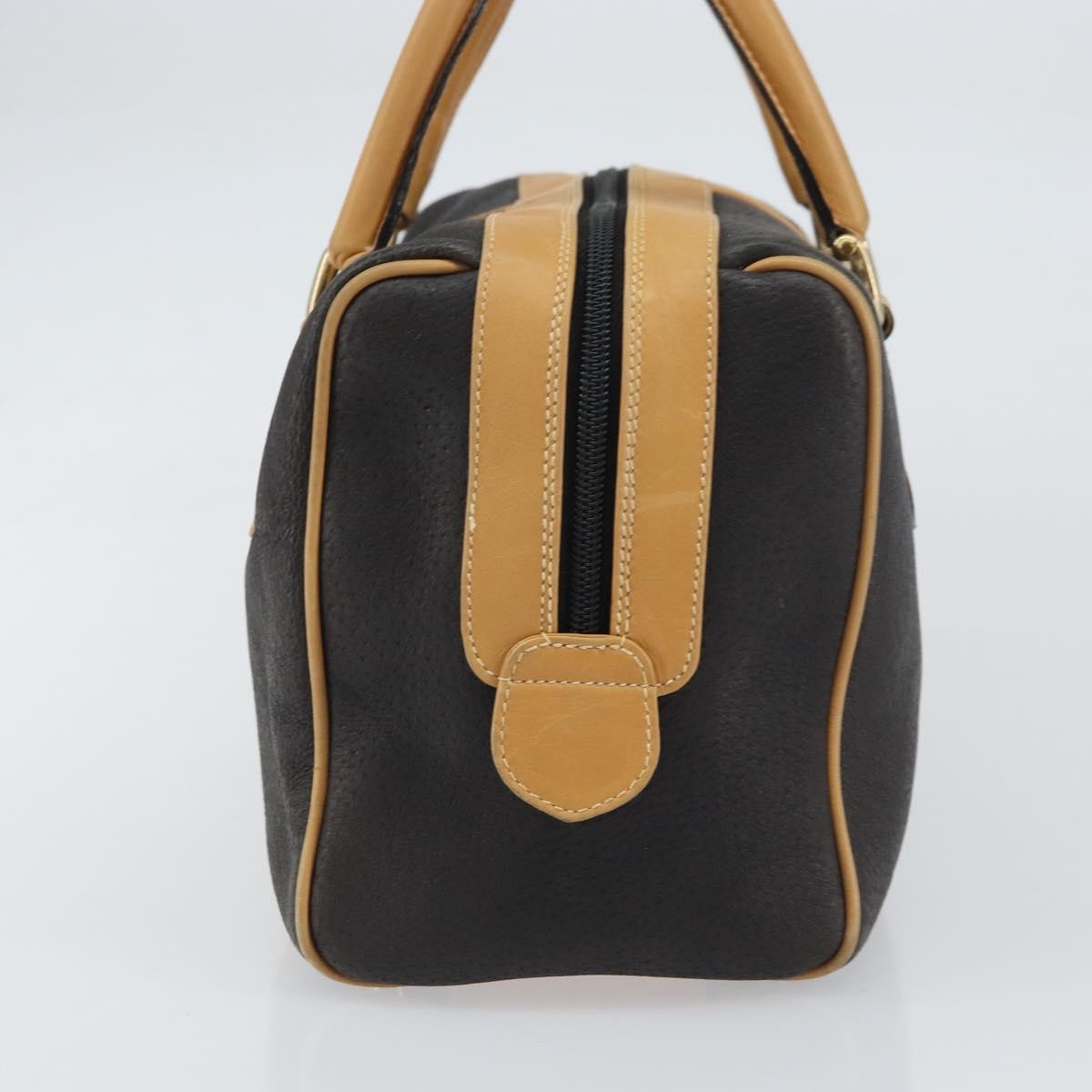 Gucci Gucci Vintage Boston Bag Leather Zwart