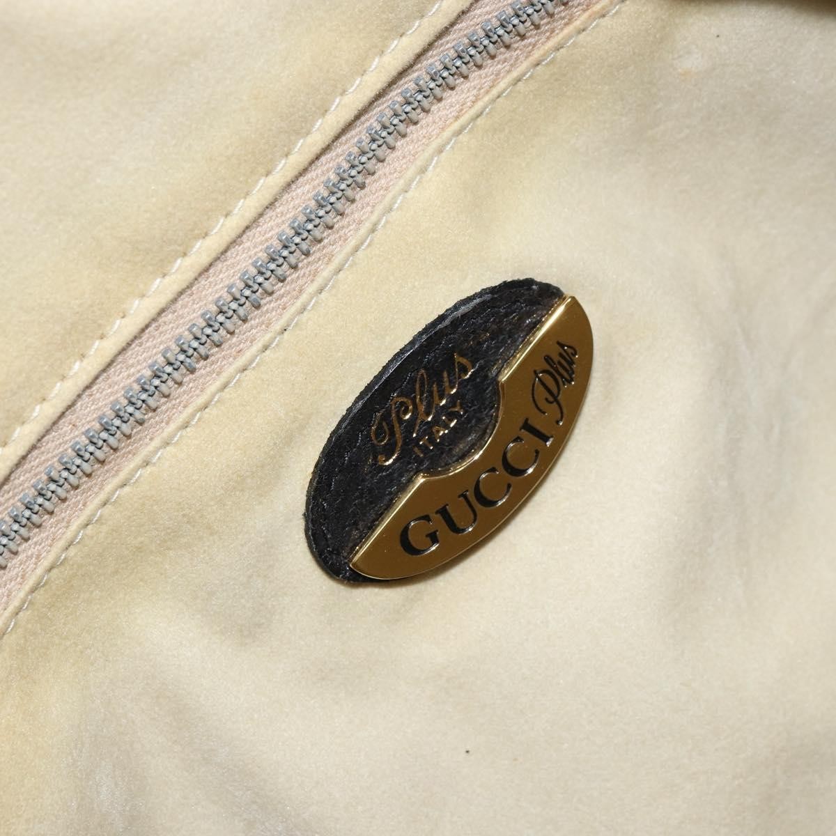 Gucci Gucci Vintage Boston Bag Leather Zwart