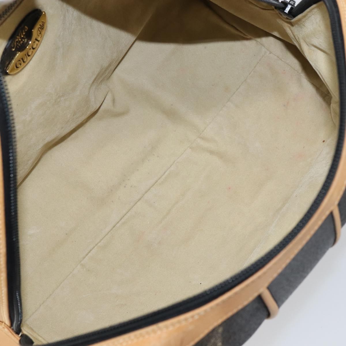 Gucci Gucci Vintage Boston Bag Leather Zwart