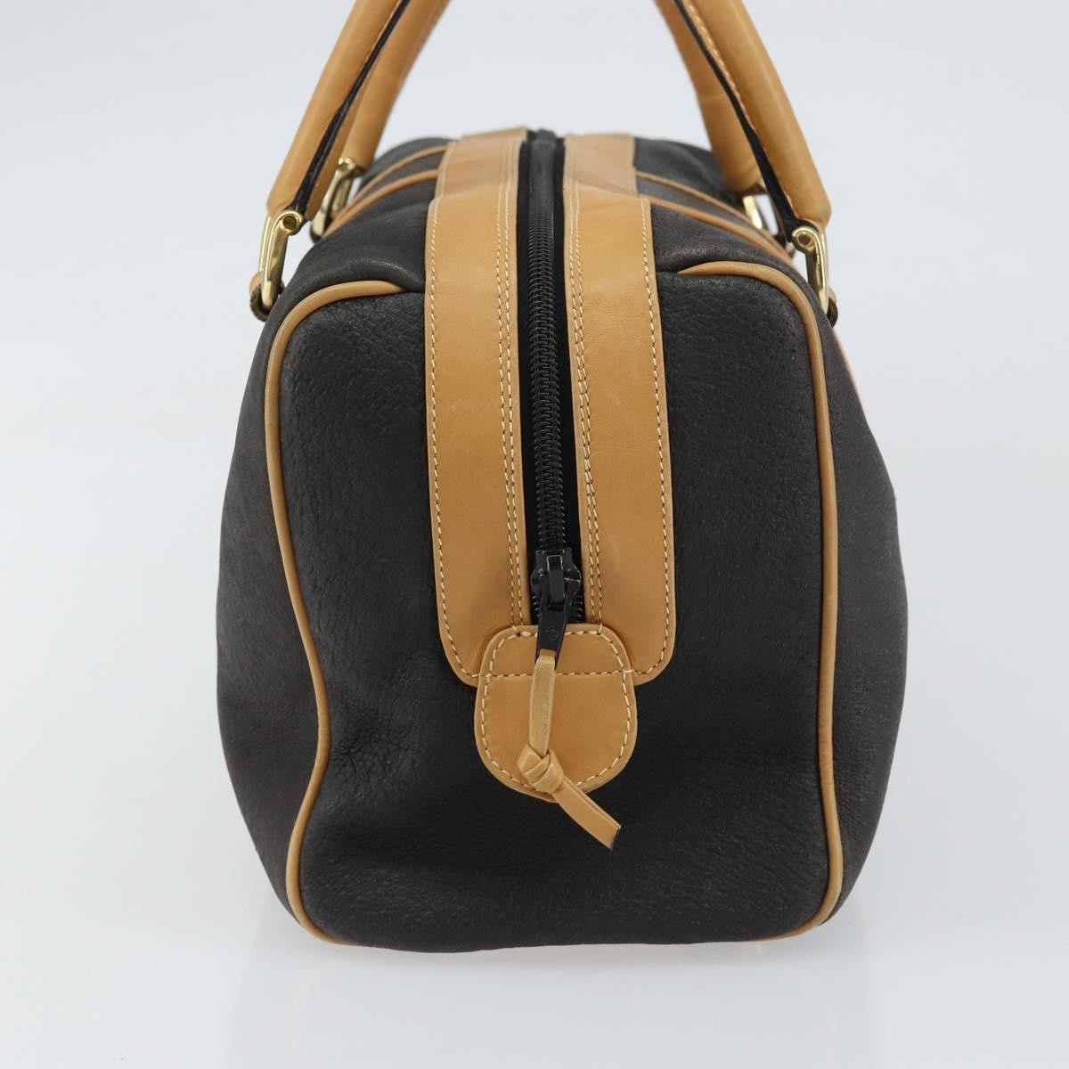 Gucci Gucci Vintage Boston Bag Leather Zwart