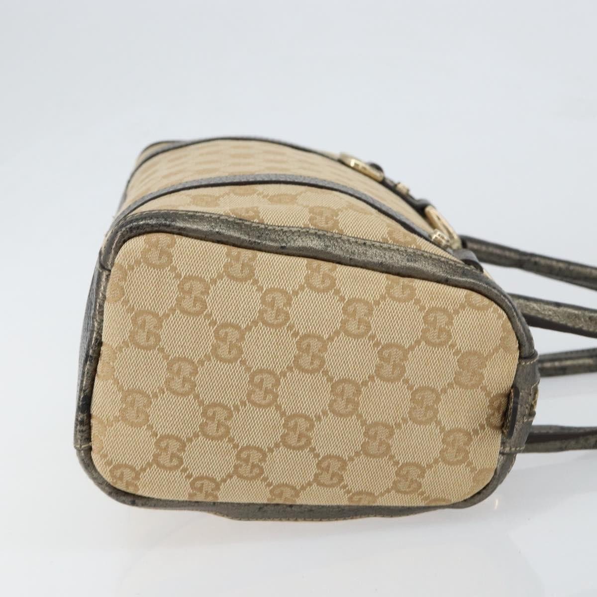Gucci Gucci Abbey Boston Bag GG Canvas Small Beige