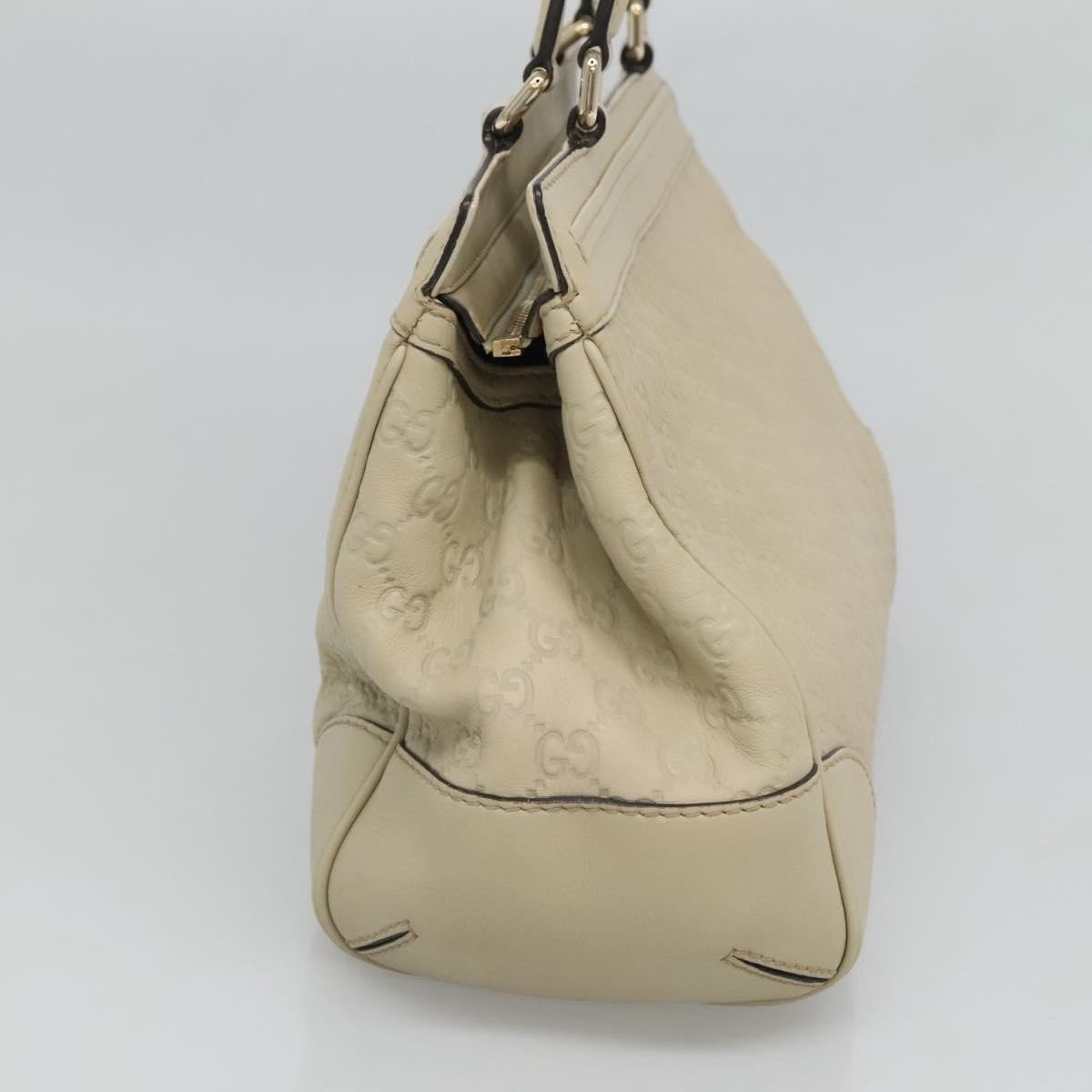 Gucci Mayfair Satchel Guccissima Leather Medium Beige