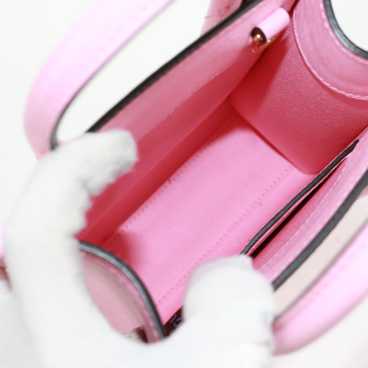 Gucci Gucci Vertical Tote Printed Leather Mini Roze