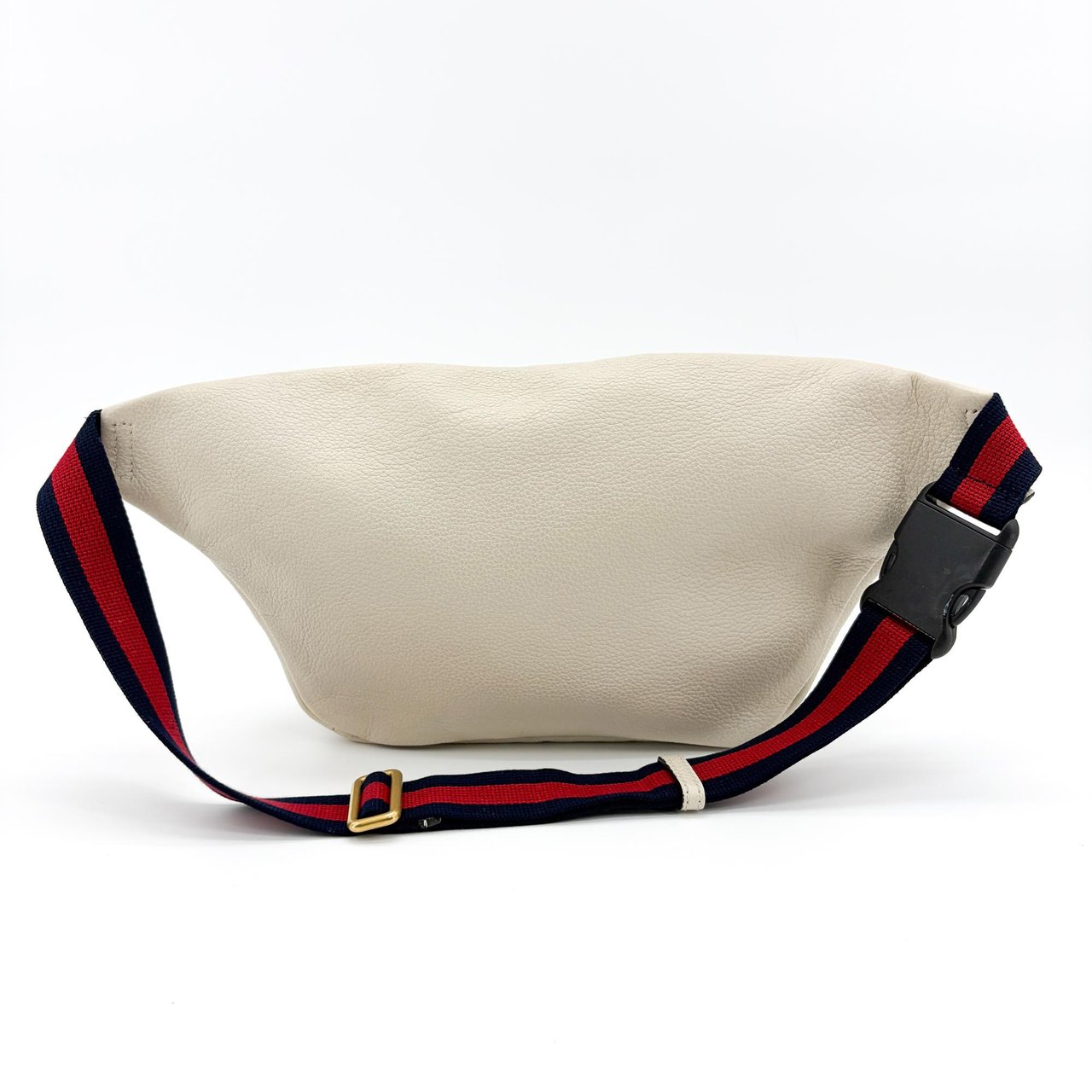 Gucci Logo Belt Bag Printed Leather Medium Wit
