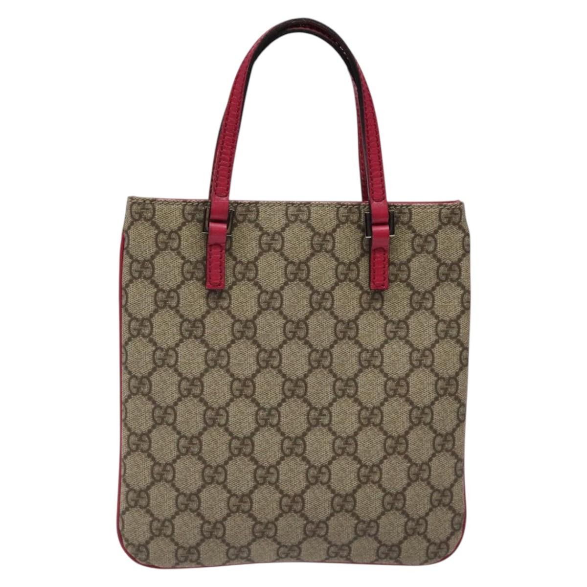 Gucci Gucci Joy Plus Flat Tote GG Coated Canvas Small Beige