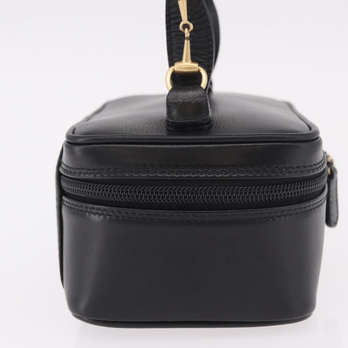 Gucci Horsebit Vanity leather Zwart
