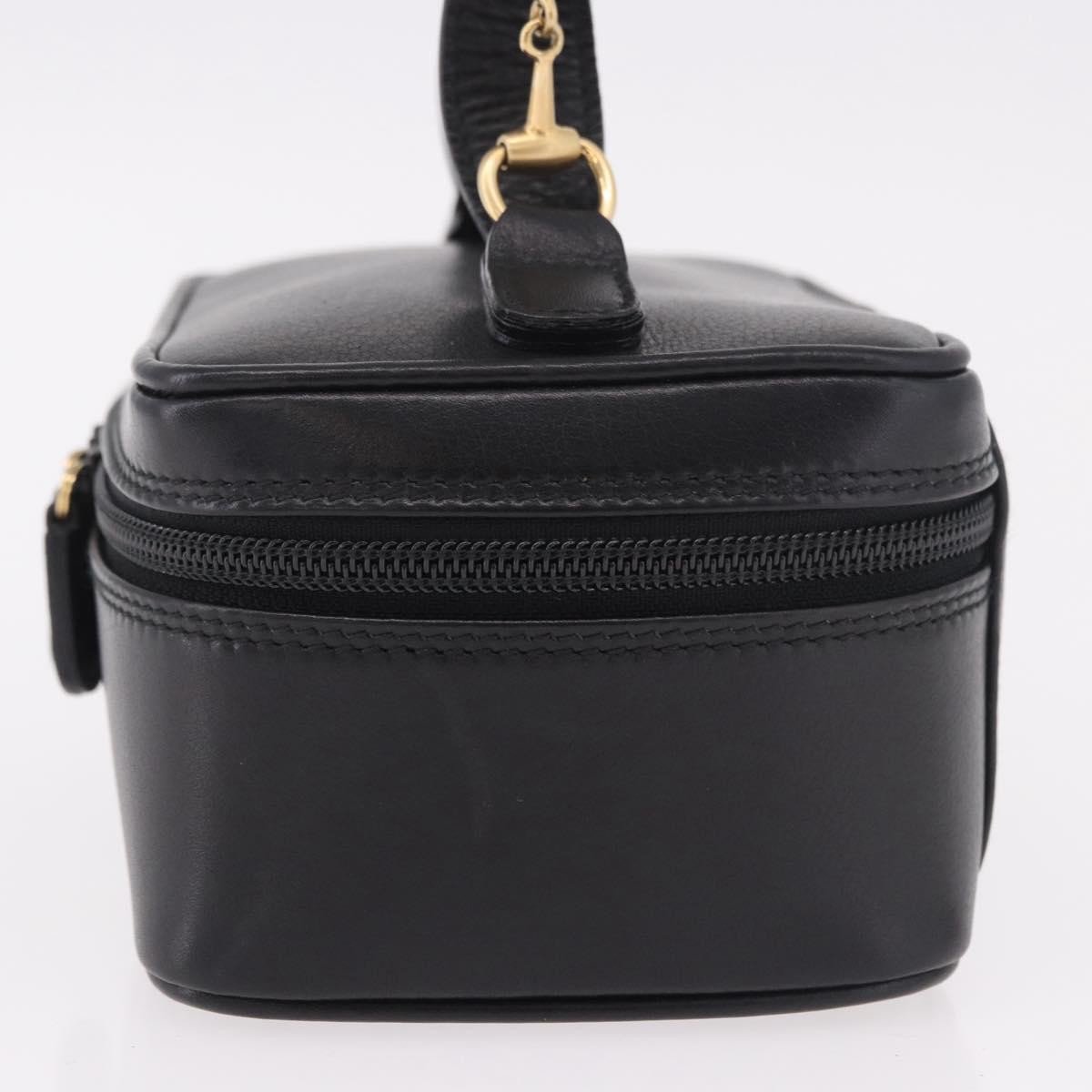 Gucci Horsebit Vanity leather Zwart
