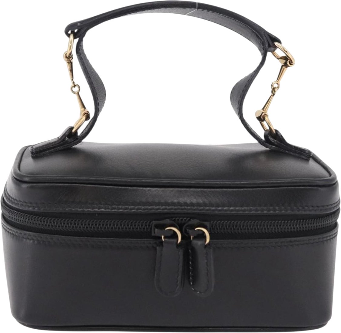 Gucci Horsebit Vanity leather Zwart