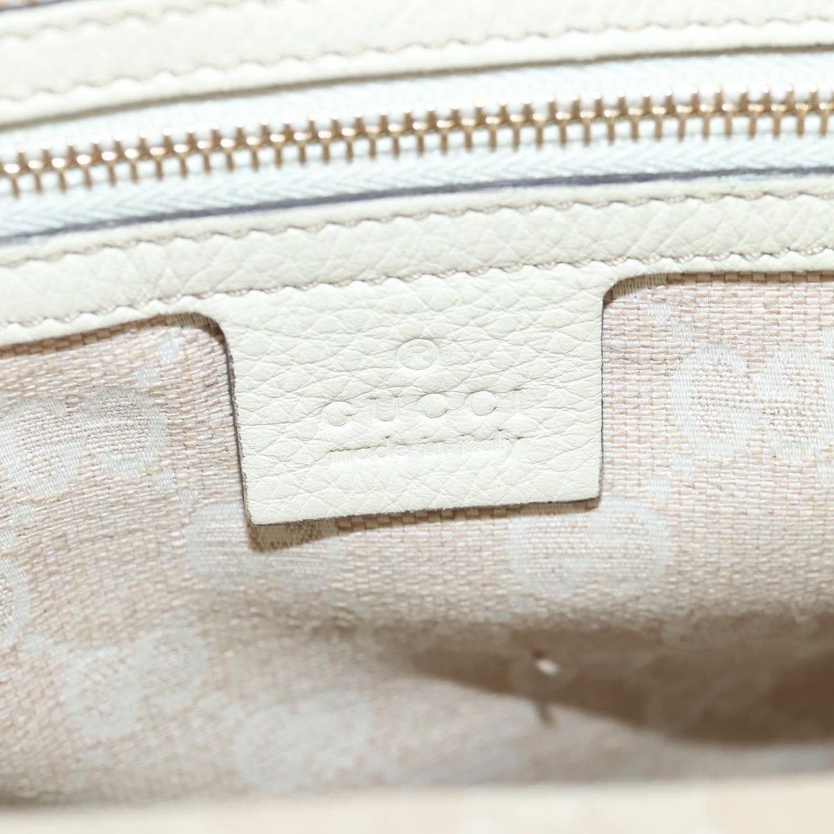 Gucci Gucci Diana Bamboo Top Handle Tote Leather Medium Wit