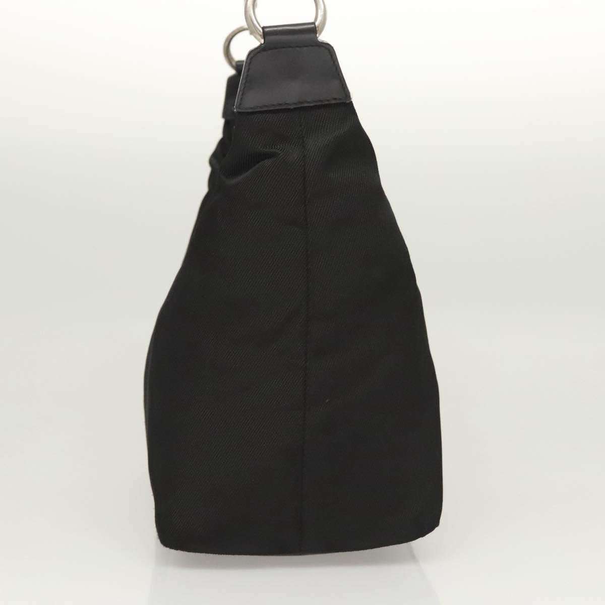 Gucci Gucci Vintage Bamboo Hobo Nylon Small Navy