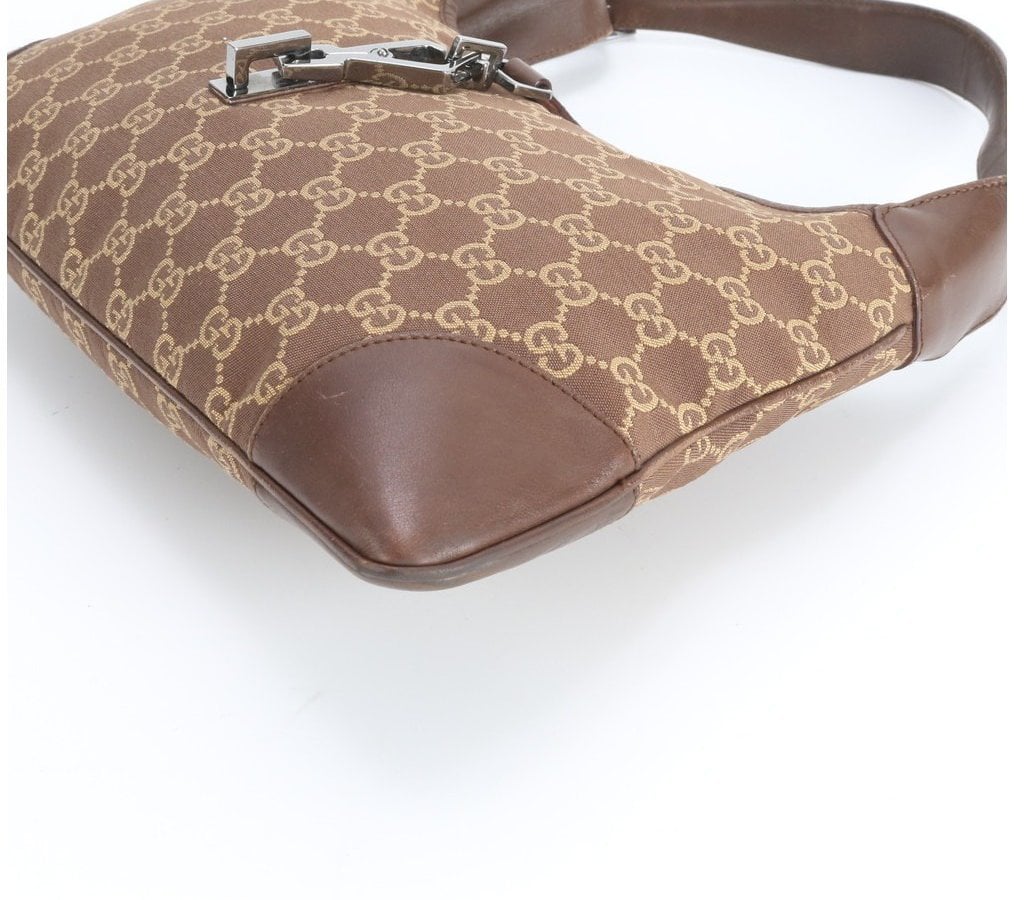 Gucci Miss GG Hobo Leather Medium Bruin